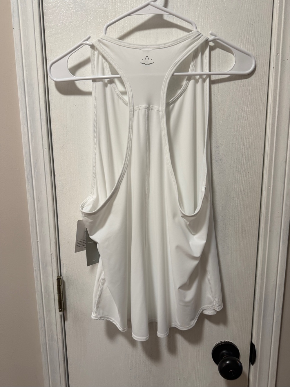 Beyond Yoga White Racerback Performance Tank - Picture 5 of 5